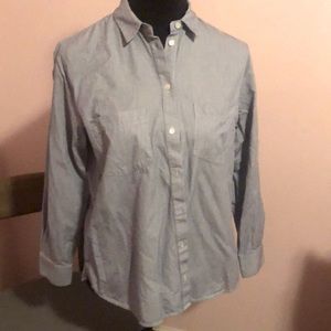 Madewell oversized button down shirt blouse